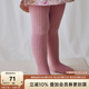 OAK FAMILY新品秋冬女寶寶棉襪防滑襪嬰兒舒適打底褲連腳襪0-3歲兒童 薔薇粉 1條 1-3歲