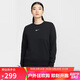 耐克（NIKE）女運動(dòng)服冬季加絨套頭衛衣醒目外觀(guān)DQ5752-010 黑色 XL 