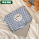 葉余蕓洛可愛(ài)格子卡通寸iPadpro平板內膽包寸筆記本保護套電腦收 藍色 小款：可放8-12.8英寸