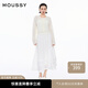 moussy 女裝新品簡(jiǎn)約淑女風(fēng)通勤薄款針織開衫女028ISZ70-3051 010白色 均碼