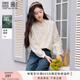 香影萊賽爾天絲白色襯衫女2025秋季新款氣質(zhì)襯衣立領(lǐng)長袖刺繡上衣 鷺白 S 55/80A/85-95斤