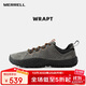 邁樂(lè )MERRELL邁樂(lè )休閑鞋男WRAPT低幫系帶防滑耐磨舒適裸足鞋