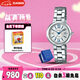 卡西歐（CASIO）手表女SHEEN守護星石英SHE-4528D-7AUPRS禮盒款送女友七夕禮物