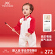 英氏（YEEHOO）嬰兒連體衣冬季女童長(cháng)袖夾棉連體衣拜年服喜慶衣服
