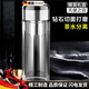 DEATKN德國(guó)高硼硅玻璃杯男士雙層防摔水杯茶水分離大容量泡茶杯子 天使之目 350ml