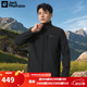 Jack Wolfskin狼爪夾克男春秋款戶外運(yùn)動(dòng)防風(fēng)防潑水徒步登山軟殼夾克外套 A62521A-6000/黑色 XL 180/104A