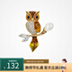Jay貓頭鷹胸針高檔女胸花送長(zhǎng)輩送媽媽生日禮物老師教師節(jié)禮物