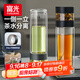 富光雙層玻璃杯 茶水分離泡茶杯子 高硼硅玻璃水杯商務(wù)便攜男士300ml