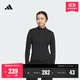 adidas「睿族工殼」修身外套女裝秋季阿迪達斯官方輕運動(dòng) 黑色   M