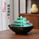 艾曼娜桌面流水擺件循環(huán)水簡(jiǎn)約小噴泉水景送禮茶室喬遷裝飾客廳玄關(guān)招財 【瑞泉疊影】