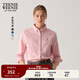 Teenie Weenie小熊女裝牛仔襯衫2025秋新款學(xué)院休閑簡(jiǎn)約棉美式上衣 粉色 S 160
