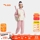 安踏兒童套裝女大小童2025秋季綜訓時(shí)尚百搭針織運動(dòng)套裝A62537708