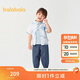 巴拉巴拉六一兒童節童裝兒童短袖套裝2025夏季國風(fēng)漢服新中式208225119118