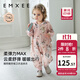 嫚熙（EMXEE）嬰兒可愛(ài)透氣嬰童連帽衛衣男女童外出服長(cháng)袖連身衣舒彈帶帽連體衣 迷卡兔 80cm 【建議9-18個(gè)月，體重8-10kg】