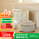 哈曼卡頓（Harman/Kardon）琉璃4代 360度環(huán)繞立體聲 菱形氛圍燈效 下沉式低音炮 桌面藍牙音箱 Aura Studio4鉑金版