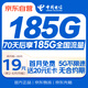 中國電信大流量卡19元【185G流量】全國通用手機卡移動(dòng)電話(huà)長(cháng)期純上網(wǎng)非終身無(wú)限永久