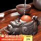 唐豐紫砂茶寵財源滾滾金蟾茶具茶盤(pán)擺件噴水寄寶金蟾茶桌配件 財源滾滾茶寵（宇輝同行同款）