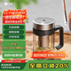 萬(wàn)象（WANXIANG）玻璃杯V219手柄辦公杯雙層泡茶杯360ML商務(wù)辦公帶濾網(wǎng)水杯