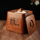 柏森優(yōu)家實(shí)木米桶儲(chǔ)米箱防潮防蟲木質(zhì)方形大米缸家用裝面粉雜糧收納木桶 烏檀木方形米桶15KG（30斤裝）