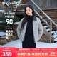 坦博爾輕薄羽絨服女短款翻領(lǐng)寬松舒適襯衫式女士外套夏云灰165