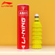 李寧（LI-NING）羽毛球耐打防風(fēng)塑料球訓練球室內外專(zhuān)業(yè)飛行穩定尼龍球 AN01黃色