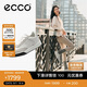 愛步（ECCO）25年新款復(fù)古德訓(xùn)鞋厚底板鞋女 街頭球鞋272833 灰白色/白色37