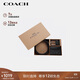 蔻馳（COACH）【品牌直供】男士腰帶卡包禮盒套裝45MM黑灰色拼色CW351