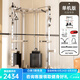 研博小飛鳥龍門架家庭用健身房器材多功能一體機(jī)史密斯綜合訓(xùn)練器 奶咖色單機(jī)【送貨包安裝】