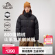 伯希和（Pelliot）【山系】羽絨服男女鵝絨外套秋冬款800蓬防潑水保暖夾克面包服 【男女同款】漫暮黑 | 800蓬鵝絨 2XL