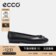 愛步（ECCO）七夕禮物 芭蕾舞鞋女 25年百搭淺口單鞋蝴蝶結(jié)女鞋 舞悅234313 黑色23431301001 37