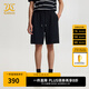 卡賓男裝字母提花運(yùn)動(dòng)短褲24夏新款寬松褲子商場(chǎng)同款Y2243161001 煤黑色01 M (170) 48