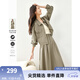 梵希蔓今年流行漂亮套裝裙女2025年早春新款氣質(zhì)通勤兩件套裙子 M5755 卡其綠 L
