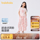 巴拉巴拉女童短袖套裝夏季兒童2025夏裝中大童兩件套速干舒適208225119010