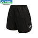 YONEX尤尼克斯羽毛球服舒適速干吸汗透氣運動(dòng)短褲女款220123BCR黑XO碼