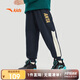 安踏兒童加絨褲子男女童2024冬季保暖針織運(yùn)動(dòng)加厚衛(wèi)褲A72449703