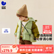 迷你巴拉【三防】男女兒童寶寶羽絨外套動(dòng)物造型帽柔軟羽絨服2025秋冬新款 豆沙綠40016 100 【70.3g】