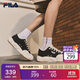 FILA 斐樂(lè )官方男鞋帆布鞋2025秋季漢堡鞋透氣休閑鞋運動(dòng)鞋