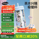 炊大皇吸管杯水杯女高顏值2025便攜可愛tritan隨行果汁杯果凍藍650ml