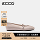 愛步（ECCO）女鞋平底鞋 2025輕奢時尚淺口單鞋芭蕾舞鞋瑪麗珍鞋 舞悅234303 灰粉色23430301386 37