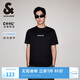 杰克·瓊斯（JACK&JONES） 涼感百搭上衣短袖羅紋圓領鐳射字母反光膠印T恤男裝225101123