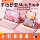 酷盟適用華為平板鍵盤(pán)matepad11.5s保護(hù)套air12/pro12.2鍵盤(pán)保護(hù)套帶筆槽藍(lán)牙鍵盤(pán)鼠標(biāo)套裝 【浮光粉】磁吸背光鍵盤(pán)+可拆分保護(hù)套+鼠標(biāo) 2025/24款【MatePad11.5S 】