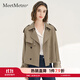 MeetMetro瑪依爾2025秋新款卡其色風(fēng)衣短外套女小個(gè)子巴恩風(fēng)休閑大衣 卡其【現貨閃電發(fā)】 S