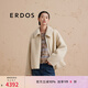 ERDOS 休閑翻領(lǐng)保暖羊毛外套時尚百搭通勤女短外套 奶昔白 175/92A/XL