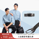 EMPORIO ARMANI/阿瑪尼官方旗艦【禮物】新款男士雙面老錢(qián)風(fēng)針扣腰帶3.5CM秋季 80740-黑色荔枝紋/灰色光面