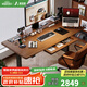 愛(ài)特屋沐風(fēng)實(shí)木電動(dòng)升降桌家用電腦桌書(shū)桌站立式工作臺(tái)辦公學(xué)習(xí)桌電競(jìng)桌 AR2雙電機(jī)【實(shí)木桌面+抽屜排插】 1.6米 送貨入戶整桌送安裝