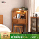 聯(lián)邦（LANDBOND）全實(shí)木化妝桌北美櫻桃木收納化妝臺(tái)現(xiàn)代簡(jiǎn)約臥室梳妝臺(tái)梳妝柜 【1000*700*1200mm】三角梳妝臺(tái)