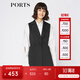 PORTS寶姿女裝 秋季新品百搭無袖中長款風衣SA9T010GFQ037 黑色 S (4)
