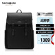 新秀麗（Samsonite）雙肩包電腦包15.6英寸男女牛皮革背包大容量出差旅行包NV0*003