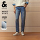 杰克·瓊斯（JACK&JONES） 男裝士個(gè)性潮流牛仔褲時(shí)尚百搭印花刺繡直筒水洗褲子225432018