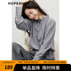 紅袖復(fù)古宮廷風(fēng)雪紡襯衫春季2025新款女裝純色正肩立體花苞領(lǐng)氣質(zhì)上衣 高級(jí)灰064（預(yù)售10.11） M